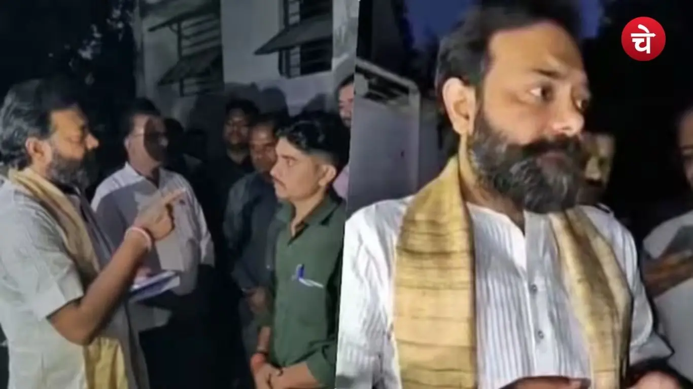 In Mahoba, BJP MLA Brij Bhushan Rajput is accused of slapping a warehouse employee